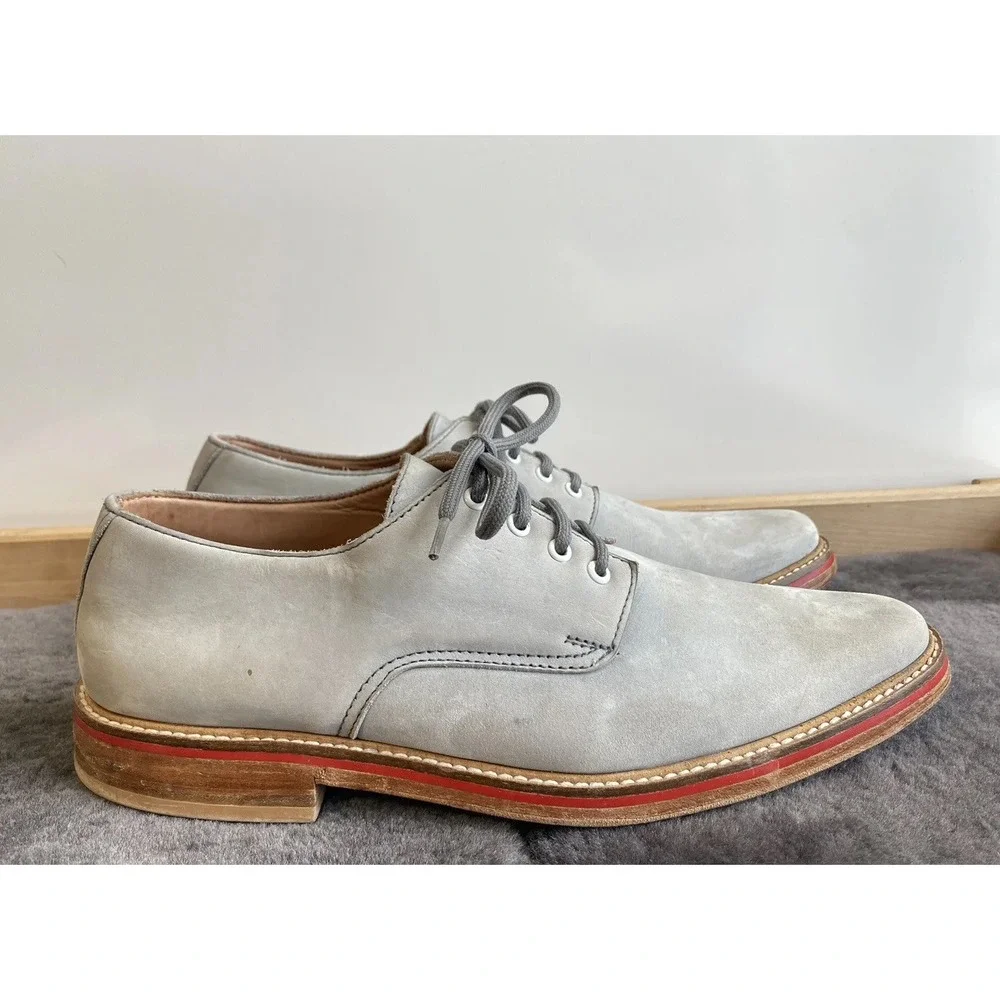 Oliver Clark Handmade Leather Oxfords / Blue Gray‎ / Men's Size 10
